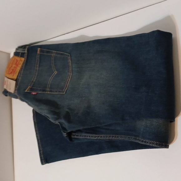 NWT Levi Strauss & Co. Mens 513 Slim Straight Blue Denim Jeans Sz. 30 x 32 - Picture 11 of 14